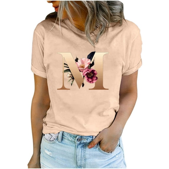 YABCSAZ Valentine's Day T-Shirts for Women Short Sleeve Crew Neck Pullover Solid Color Love Heart Graphic Letter Print Sweathirts Casual Loose Oversized Tee Tops,Gift for Women