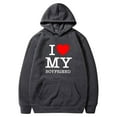 thumbnail image 1 of YABCSAZ Women's Oversized Hoodies Long Sleeves Graphic Fleece Sweatshirts Casual Loose fit Winter Warm Basic Hooded Crewneck Pullover Sweatshirt Tops with Pockets, 1 of 2