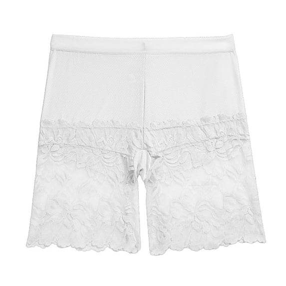 YABCSAZ Women's Plus Size Boxer Briefs Soft Comfortable Boy Shorts Underwear Solid Color Full Coverage Underpants Sexy Lace Stretch Lifting Shorts High Waist Tummy Control Panties for Women