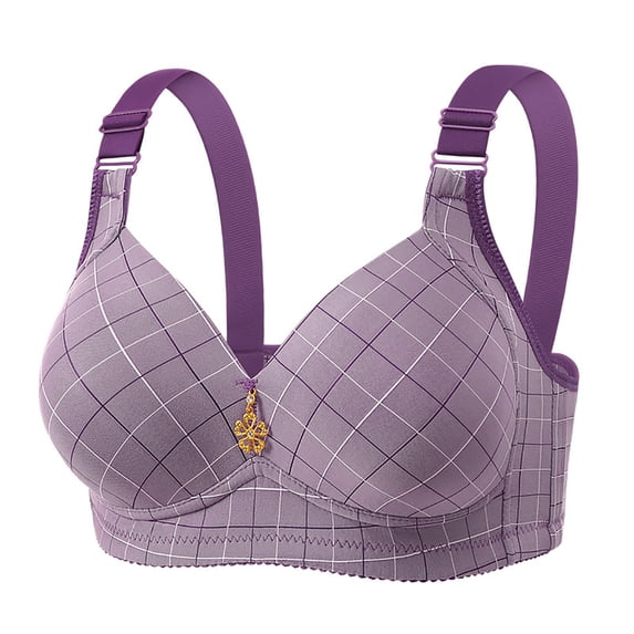 YABCSAZ Women's Plus Size Sports Bras Seamless Padded Wire Free Bralettes Support Strappy Bras for Workout Yoga Running Gym, Everyday Sleeping Underwire