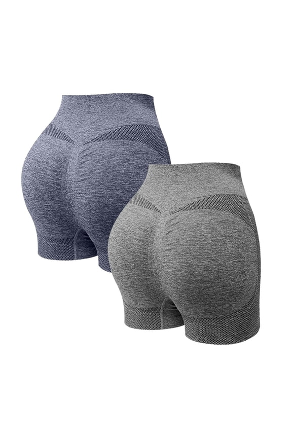 Women's Yoga Shorts with Pockets, Compression Workout Shorts Athletic Shorts Underpants Soft Csual Short Leggings Hiking Running Gym Shorts Plus Size Biker Shorts for Women 2Pack