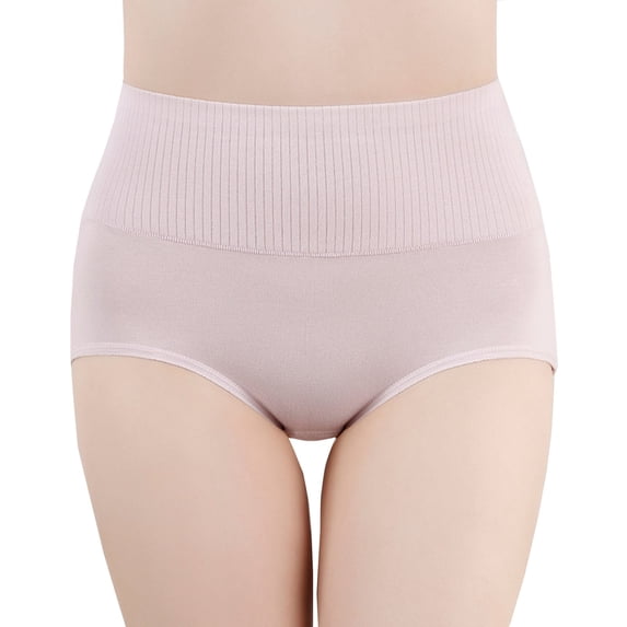 YABCSAZ Womens Hipster Panties High Waisted Cotton Print Bikini Brief Underwear Hip Lift Tummy Control Soft Strench Breathable Pants