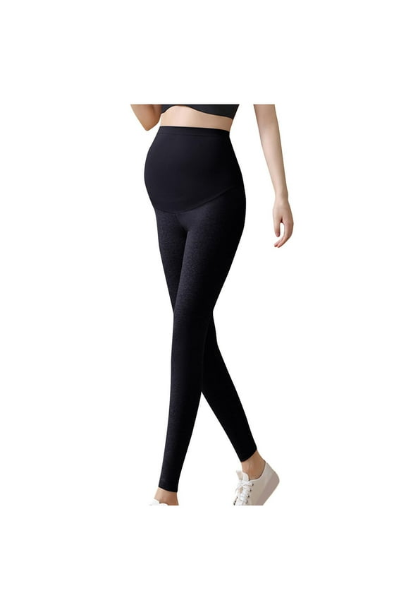 Womens Maternity Nursing Leggings High Waist Over The Belly Pants Homewear Breastfeeding Loungewear Casual Loose Soft Comfy Yoga Pants Pregnancy Clothes