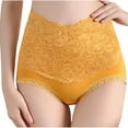 thumbnail image 1 of YABCSAZ Womens Underwear High Rise Lace Panties Solid Color Casual Cotton Bikini Brief Underwear Hip Lift Tummy Control Soft Strench Breathable Pants Hipster Panties, 1 of 3