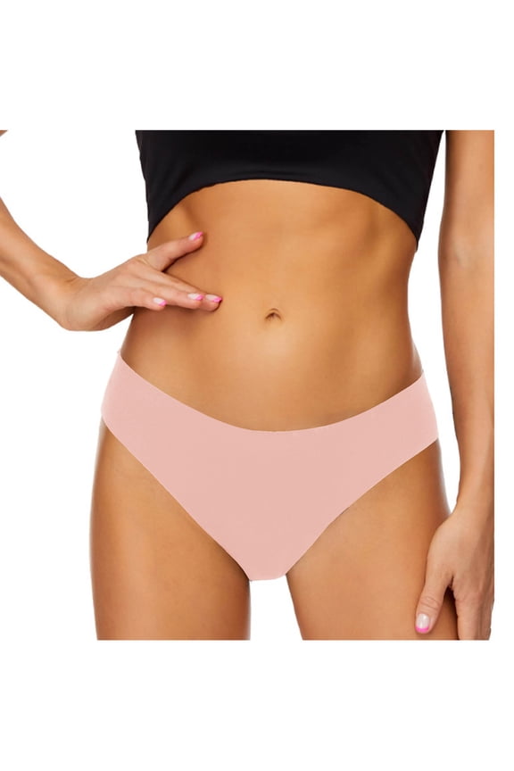 Womens Underwear Low Rise Panties Solid Color Casual Bikini Brief Underwear Hip Lift Tummy Control Soft Strench Breathable Menstrual Leak Proof Physiological Pants Hipster Panties