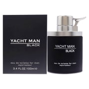 YACHT MAN BLACK by Myrurgia 3.4 oz EDT Spray for Men - Captivating Blend for Daily Wear