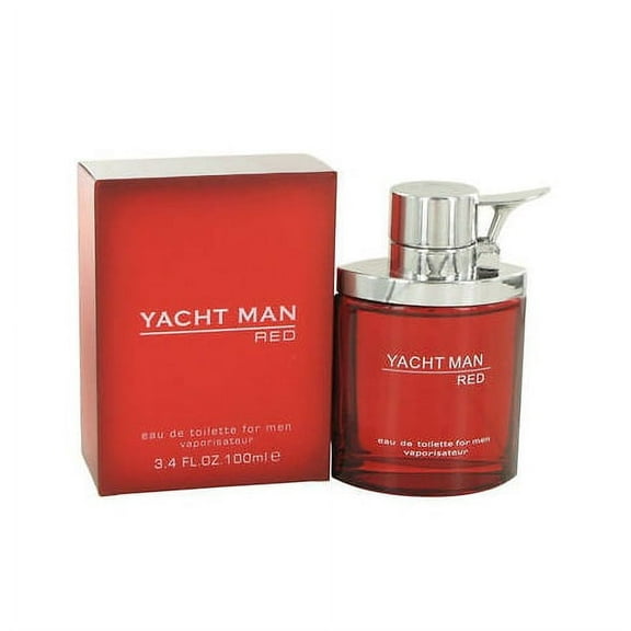 YACHT MAN RED by Myrurgia 3.4 oz EDT spray Mens Cologne 3.3 100 ml New NIB