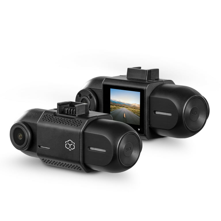 YADA 1080P Dual camera Dashcam, 120 Degree Wide Angle Lens, 1.5