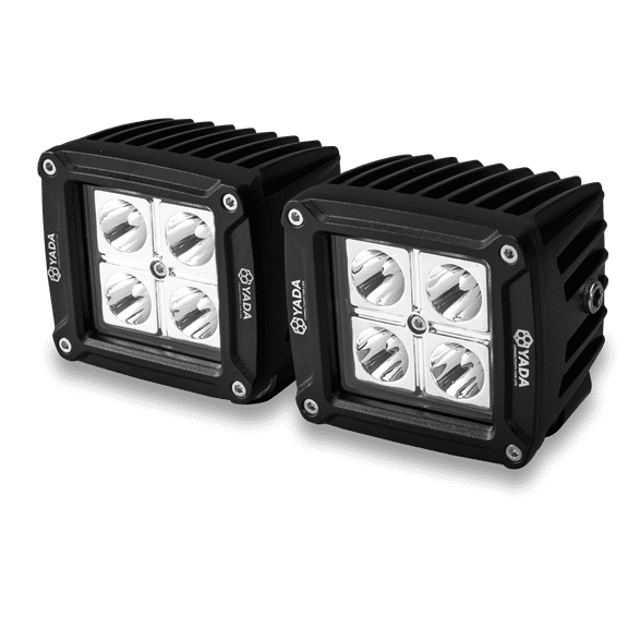 YADA 4-inch 6500K Off Road Driving LED Spot Lights,18W Waterproof, 3000 Raw Lumens 2 Pack