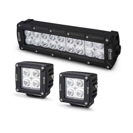 YADA Elevate off-road UTV Automotive Lighting Combo Kit, Black