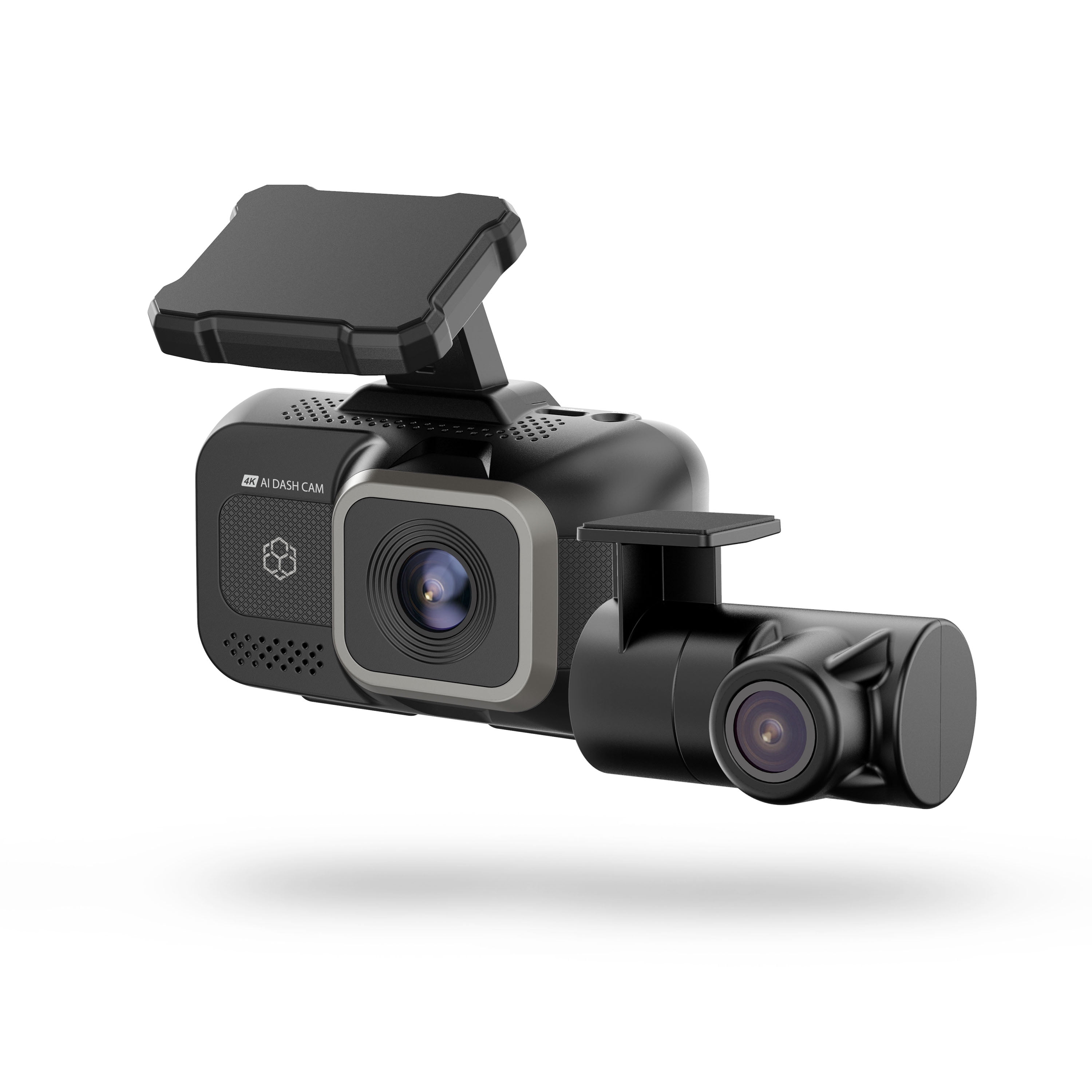 The Coupon deal of  YADA Roadcam AI PLUS, 4K Dash Cam with 1080p Rear Cam Full-Coverage AI-Powered Advanced Driver Assistance