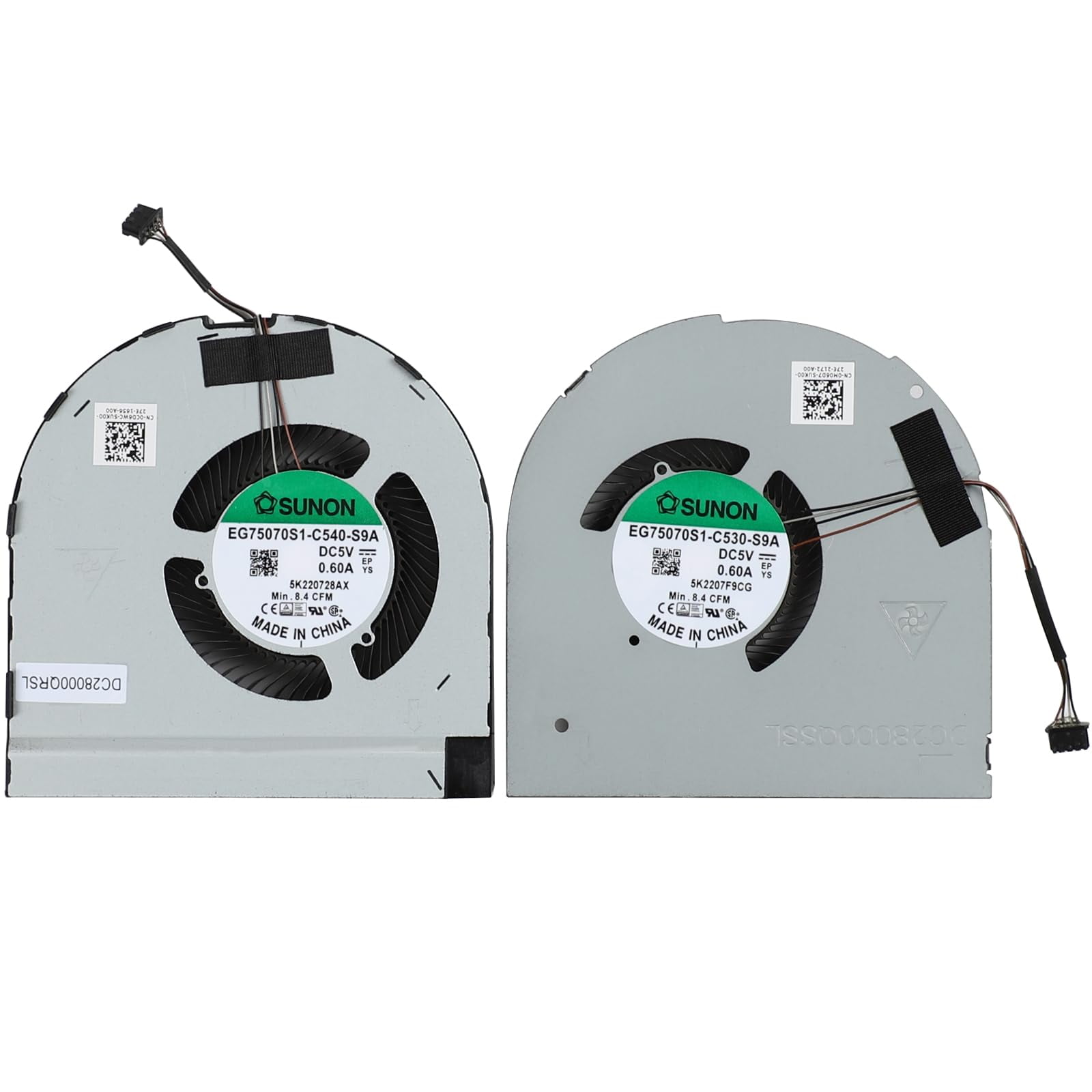 YAEHUYING Replacement New CPU+GPU SSF20 Cooling Fan for DELL Procision ...