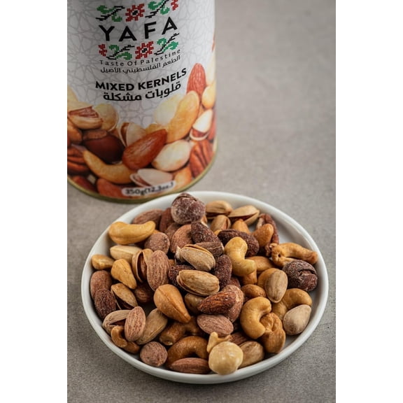 YAFA Mixed Kernels - Salted Premium Mixed Nuts - Assorted Nuts for Healthy life - Mixed nuts Traditional - Macadamia Nut mix- Nuts Mix Organic - Nuts pack of 350g