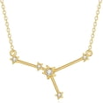 thumbnail image 1 of YAFEINI 14K Real Gold Zodiac Necklace Constellation Pendant 14K Solid Gold Jewelry Gifts for Women, 1 of 6