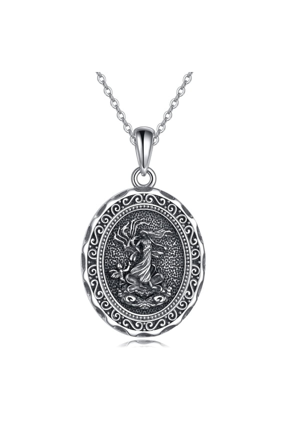 Greek Goddess Necklace Sterling Silver Aphrodite Goddess of love and beauty Pendant Necklace Jewelry for Women Gifts