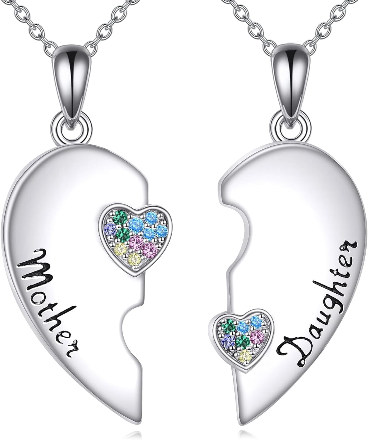 YAFEINI Mom Necklace for Women Sterling Silver mother necklace Mothers Day Birthday Jewelry Gifts for Mother Grandma 18"