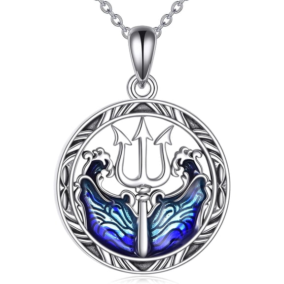 YAFEINI Sea Animal Necklace 925 Sterling Silver Ocean Pendant Necklace Beach Jewelry for Women Wace Gifts