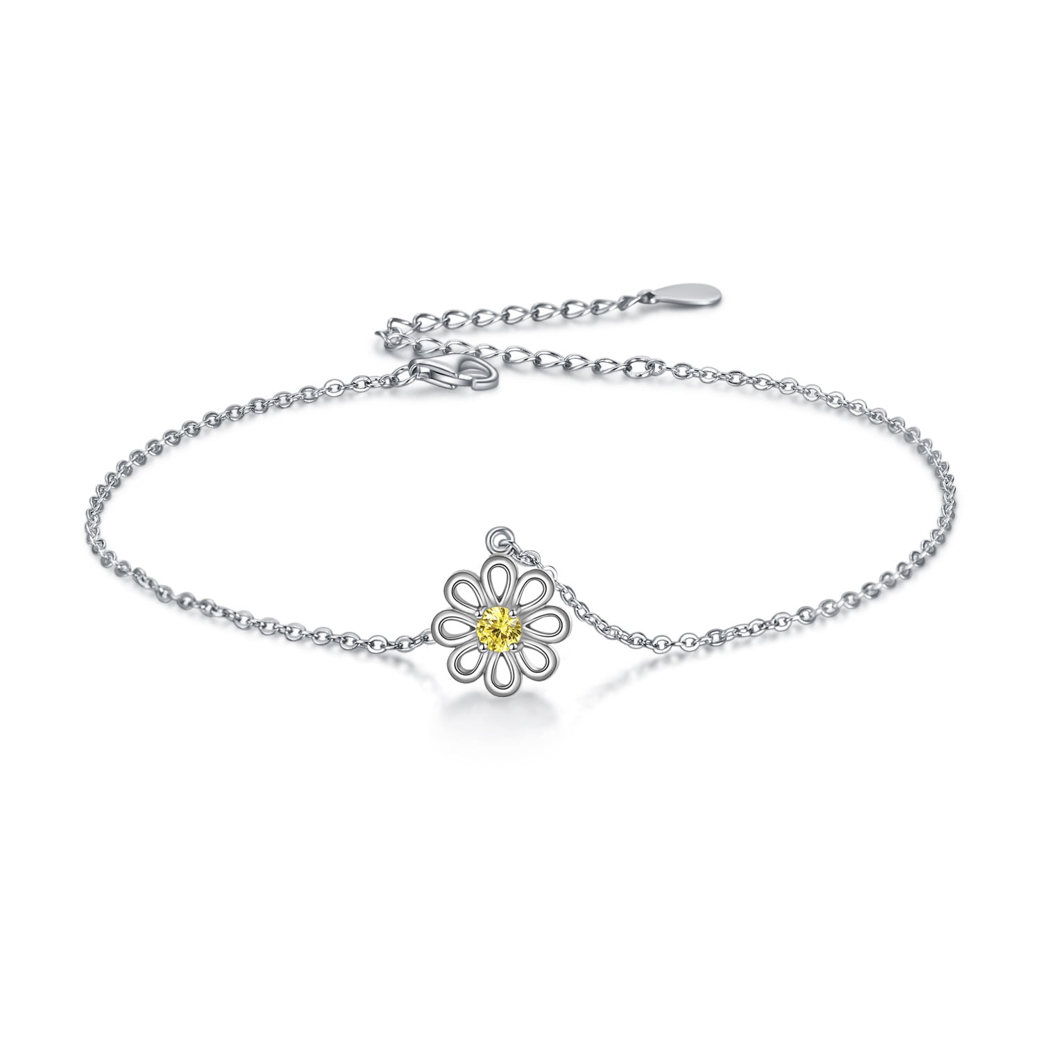 YAFEINI Sterling Silver Cross anklets for Women Daughter Wife Mom Adjustable Chain Foot Ankle Bracelet Summer Jewelry Gifts for Her