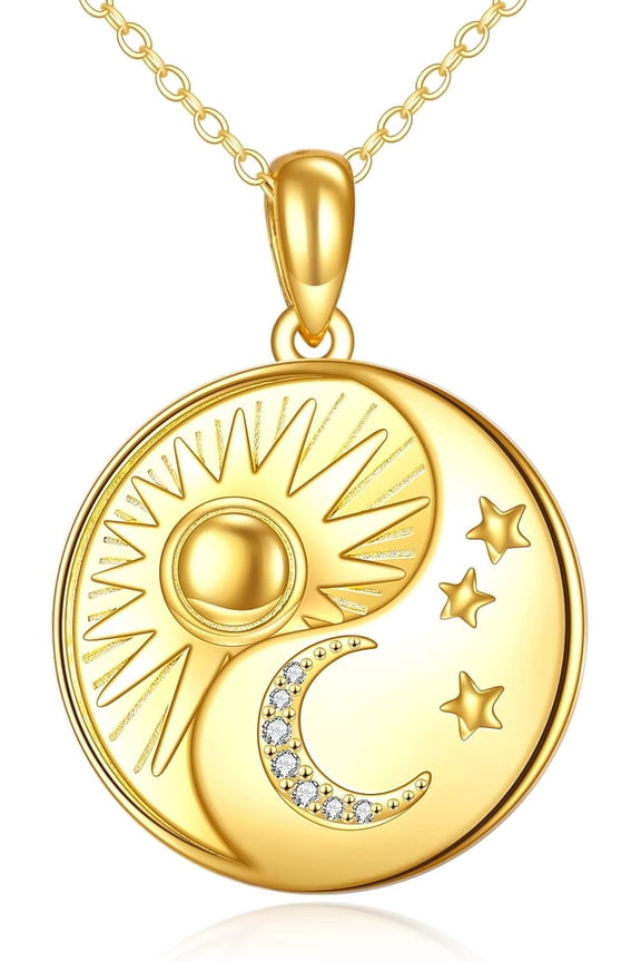 Sun Necklace for Women 925 Sterling Silver Amber/Labradorite Sun Jewelry Gifts for Mother Wife