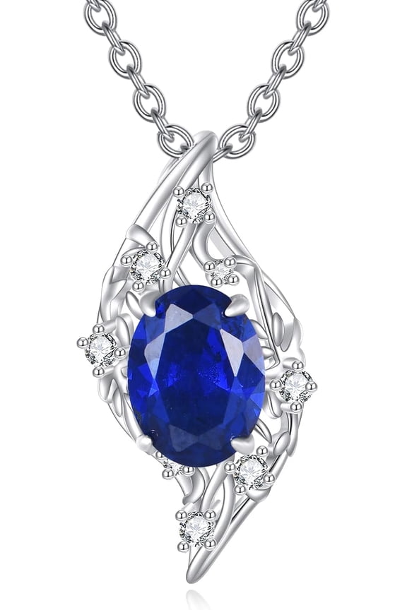 Teardrop 925 Sterling Silver Necklace The Tree of Life Pendant Gift for Women Vacation Birthday Christmas