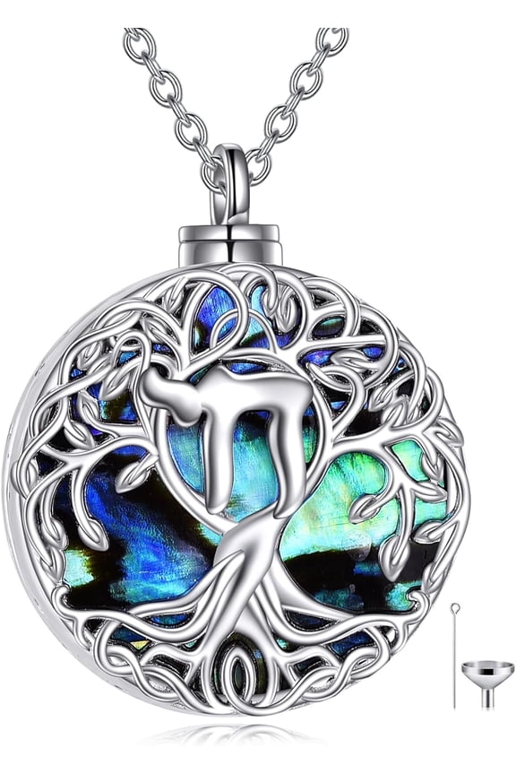 Tree of Life Necklace Sterling Silver Celtic Knot Tree Pendant Jewelry Gifts for Women Men
