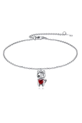 Voodoo Cat Bracelet Sterling Silver Gothic Witch Jewelry Witchy Gifts for Women