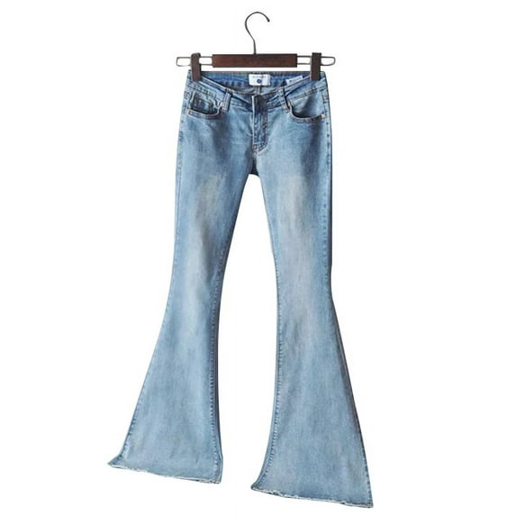 YAGHYAGH Womens High Rise Skinny Bootcut Jeans Vintage Flared Denim Pants