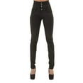 thumbnail image 1 of YAGHYAGH Womens High Rise Skinny Denim Jeans Stretch Ankle Jeans, 1 of 3