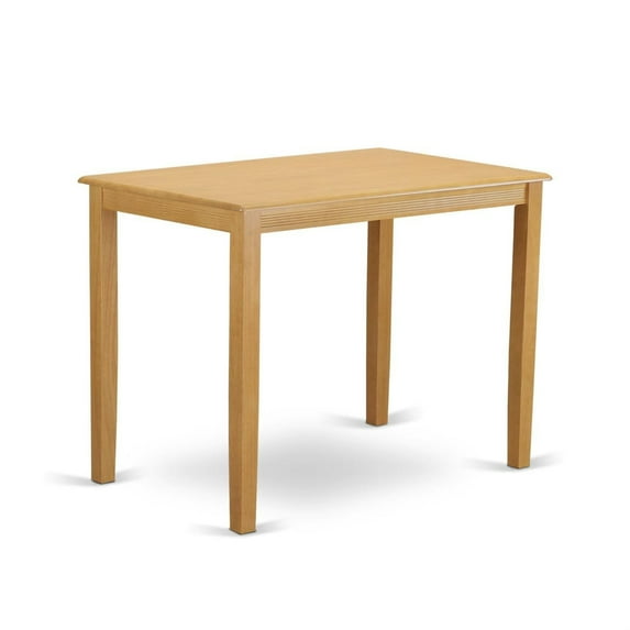 YAGR5-OAK-W 5 PC Dining Counter Height Set - Pub Table & 4 Stools - High-Quality Asian Hardwood - Budget-Friendly & Impressive-Looking - Elevate Your Dining Experience Today!