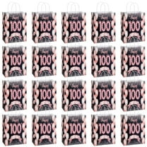 YAHAFEPY 20 Pack Birthday Party Supplies Favor Bags for Adult - Decorative Gift Boxes, Candy Treat Bags for 100th Celebration Decorations