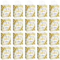 YAHAFEPY 20Pcs sunflowerBirthday Theme Party Bags, Party Favor Bags,Birthday Party Decorations, With Handles Favor Bags Candy Gift Bags for Adults BoyGirls Birthday Party