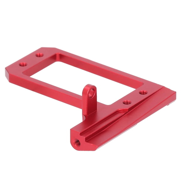 YAHHU 1/10 RC Servo Mount 4 Link Adapter Low Center for Phoenix F10 VP Aluminum Alloy Model Accessories Red (3.94 in / 10 cm)