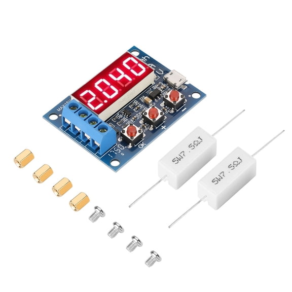 YAHHU 1.2-12V 18650 Battery Capacity Meter Discharge Tester Analyzer Accurately Measures Voltage Current Perfect for System Monitoring[cite: 1]