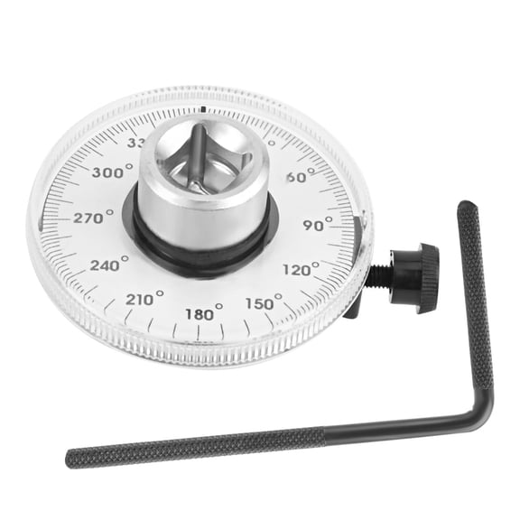 YAHHU 1/2inch Drive Torque Wrench Gauge Car Angle Rotation Ratchet Measurement Tool Kit for Late Model Engines High Precision Scale Adjustable Arm Automotive Specialty Tool