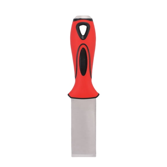 YAHHU 1.5-Inch Double Color Handle Stainless Steel Drywall Putty Scraper Tool Premium Mirror Polished Putty Knife Scraper Paint Tool for Wall Taping Patching and Scraping (1.5 inches / 3.81 cm)