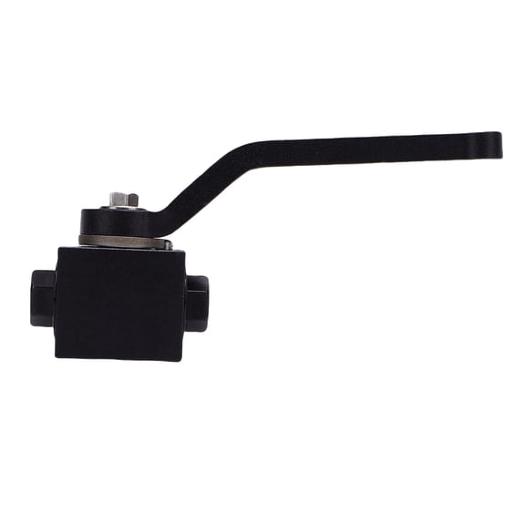 YAHHU 1/8 Inch NPT Brake Line Lock Shut Off Valve Fitting 8000 PSI Aluminium Billet Black