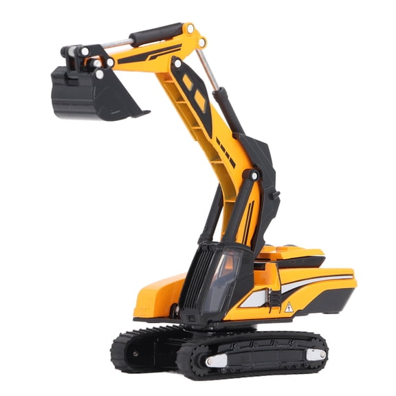 YAHHU 1:87 Scale Metal Tracked Excavator Toy Construction Vehicle Digger Model (10.6 inches / 27 cm)