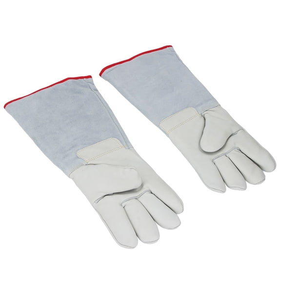 YAHHU 1 Pair Antifreeze Work Safety Gloves 40cm / 15.75 inches LN2 Protective Gloves for Dry Ice Liquid Nitrogen Handling Cold Storage Insulated