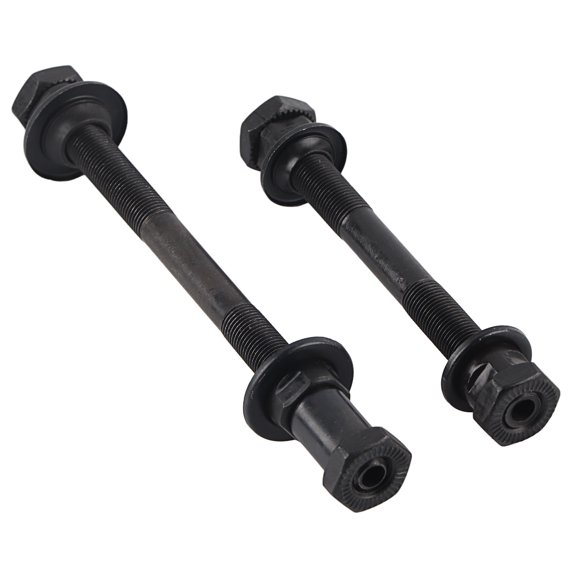 YAHHU 1 Pair Durable Steel Front and Rear Axles Ball Hub For Mountain MTB Bicycle 5.7 inches