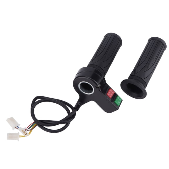 YAHHU 1 Pair Electric Bike Throttle Grip 3 Speed Control Throttle Handle Grips 22mm 0.87 inches with Forward Reverse Automatic Repair Function for Bicycles Scooters E-Bikes Accessories Black