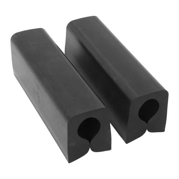 YAHHU 1 Pair Hydraulic Outboard Stabilizer Centering Clips, Polyurethane Transom Support Saver for Boat Motor Steering Cylinder Rods, Marine Towing Clip Accessories (4.72 inches / 12 cm)