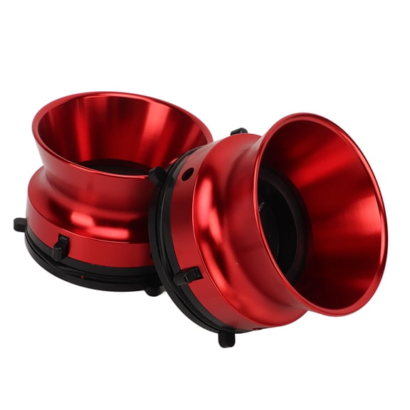 YAHHU 1 Pair Nab Hub Adapter Polished Aluminium Alloy 10in Opener Universal Loading Device Red (10 inches / 25.4 cm)