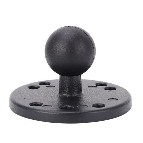 YAHHU 1in Ball Mount Base Durable Aluminum Alloy Plate with AMPS Hole, Universal Fit for Garmin, Lowrance, Humminbird & More