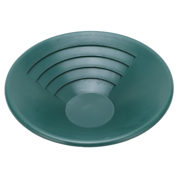 YAHHU 10.2 inches / 260 mm Gold Panning Pan ABS Gold Sifting Classifier Washing Sieve Tray Accessory Green