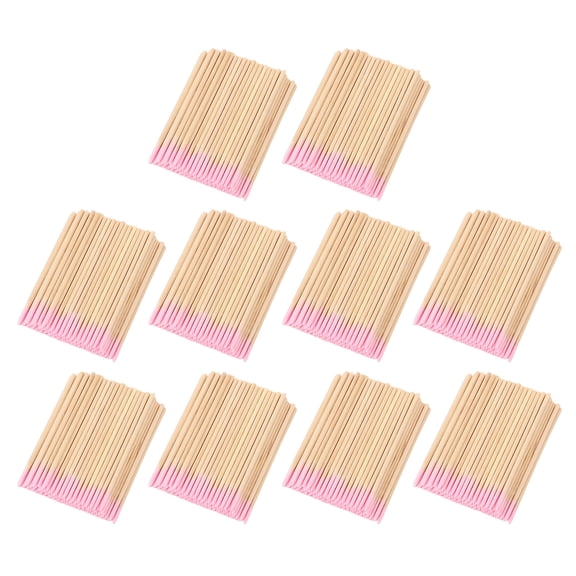 YAHHU 10 Bags Pointed Cotton Swabs 1000 Count Precision Tip Swabs for Makeup Details Manicure Electronic Products Cleaning Pointed Tip Cotton Swabs Double Tipped Cosmetic Applicator Sticks