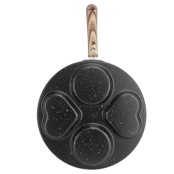 YAHHU 10 Nonstick Divided Breakfast Skillet Versatile Grill Pan for Eggs, Burgers & Pancakes, Quick Heat, Easy Clean, Iron Build