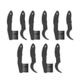 thumbnail image 1 of YAHHU 10-Piece Bike Chain Brush Set, Mountain Motorcycle Bicycle Crankset Cleaning Tools (8.5 inches / 21.5 cm), 1 of 9