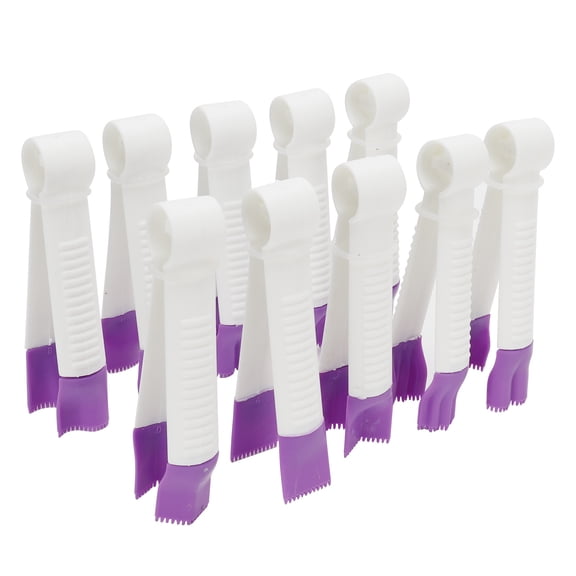 YAHHU 10 Pieces Cake Lace Clip Fondant Edge Decoration Mold Clamp Tools for Home Baking (3.9 in / 10 cm)