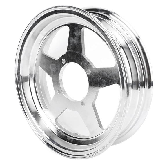 YAHHU 10 inches / 25.4 cm Front Or Rear Wheel Rim Hub Aluminum Alloy Lightweight Strong Load Capacity Replacement Part For Monkey Z50 Z50J Z50R JC Mini Trail Dirt Bike Fits 2.00-10 Or 2.50-10 Tires