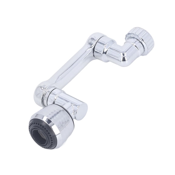 YAHHU 1080 Degree Swivel Faucet Extender ABS Sink Filter Extender for Bathroom Sink Face Wash Attachment Mechanical Arm Aerator 5.7 Inches / 14.4 cm